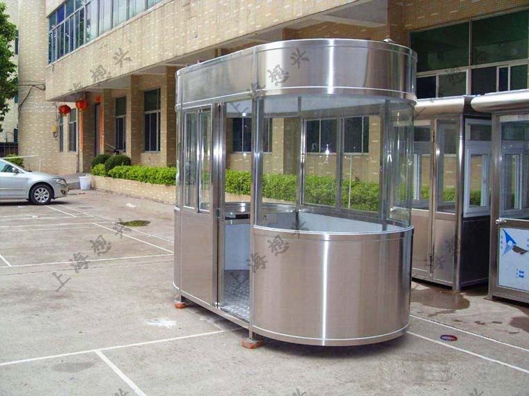 彩色不銹鋼崗亭上色制作特點