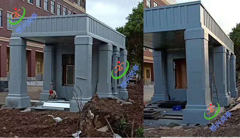 小區不銹鋼保安崗亭