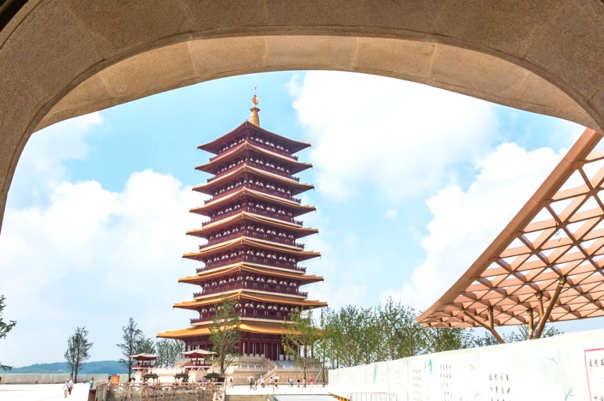 防腐木售貨亭落戶南京牛首山風景名勝區