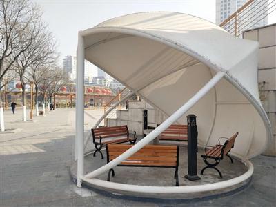 青海膜結構吸煙亭