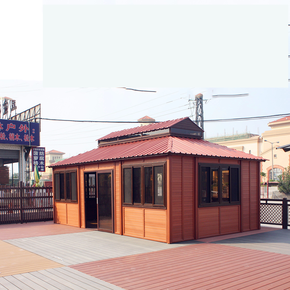 防腐木崗亭也可以那么美