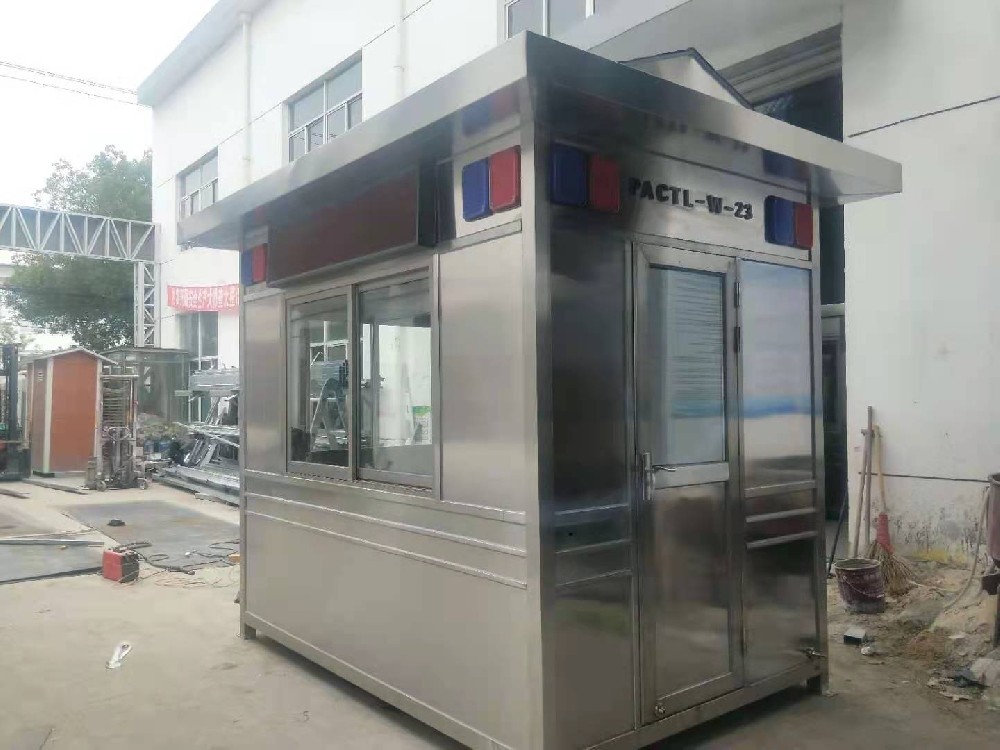 上海浦東機場不銹鋼崗亭發貨