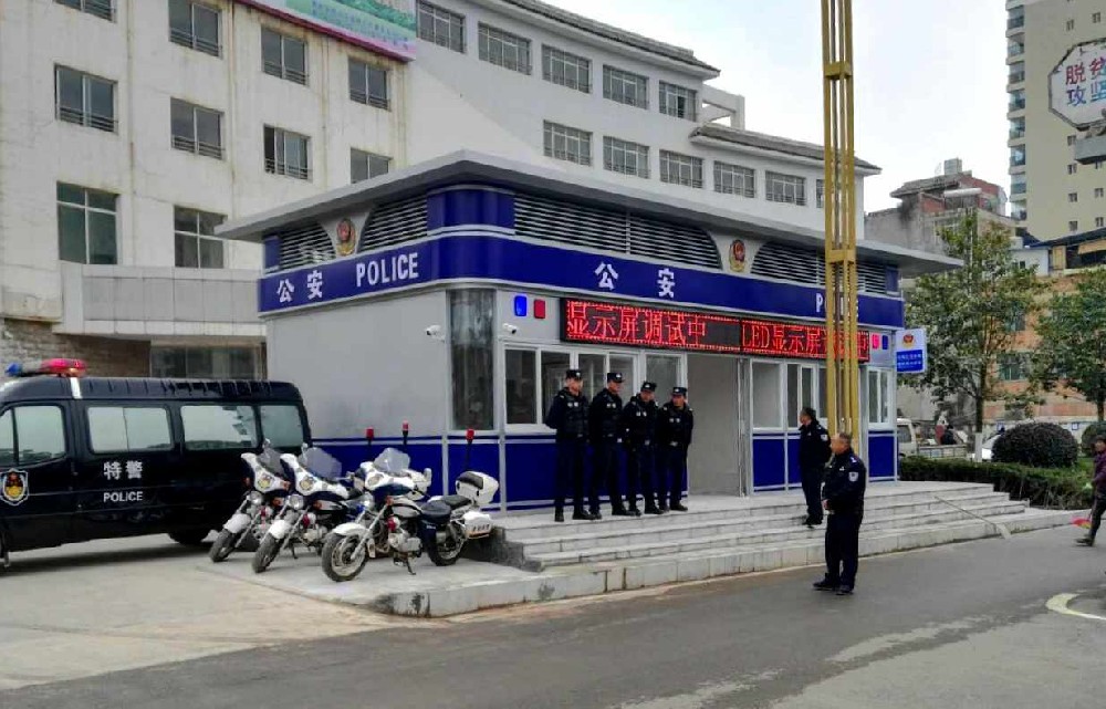 春節前夕，堅守在崗位的警務人員