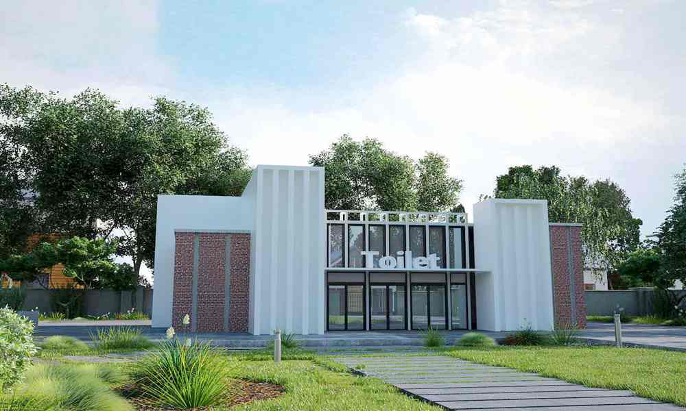 城市現代型移動廁所