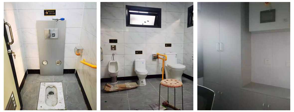 移動(dòng)廁所內(nèi)部